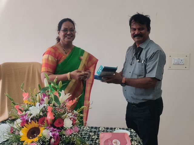 Felicitation of a guest